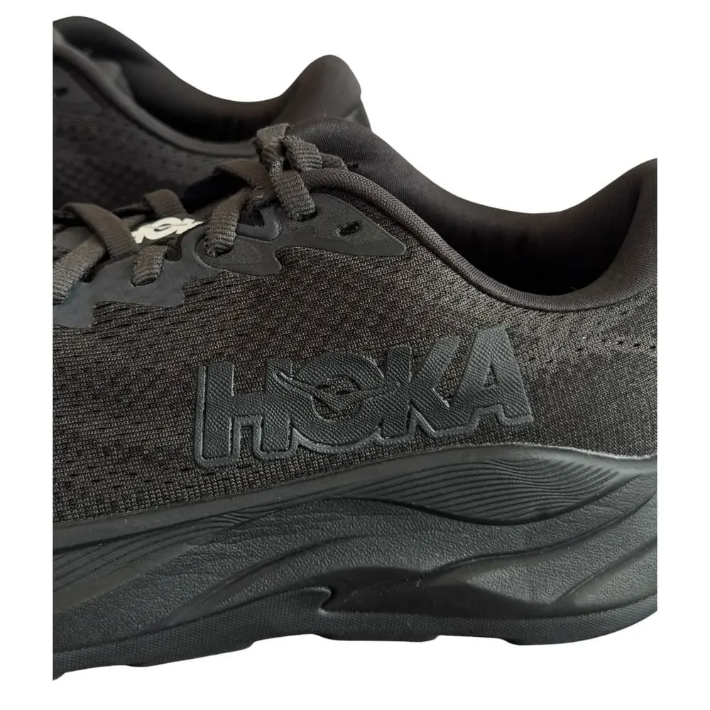 Hoka Rincon 4 Sneaker Black/Black Women’s 6.5 Wide Running Shoe Athletic EUC